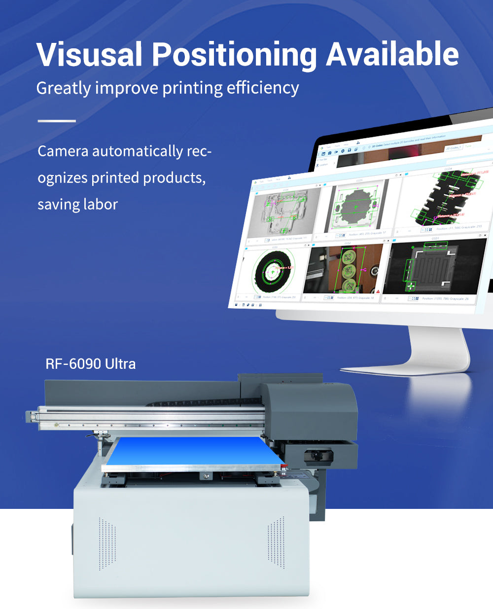 Refinecolor 6090 Ultra UV DTF Printer Bundle With 3 I3200 Printheads